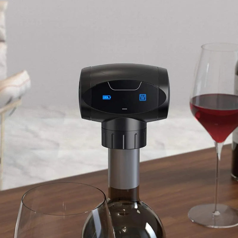 Abridor de Vinho Elétrico Tazzi™ - Rolha Elétrica