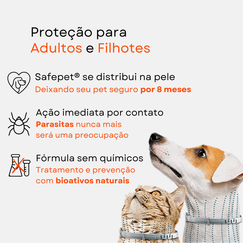 Colar Anti Pulgas e Carrapatos - NerdCorner