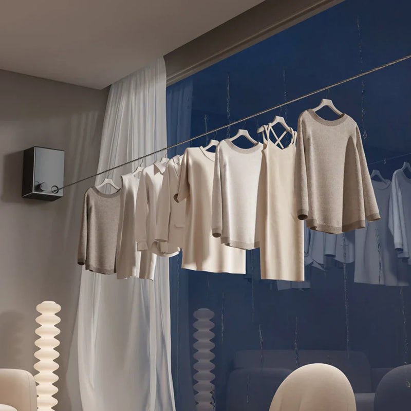 Varal Premium Invisível Retrátil de Aço inox - Tazzi