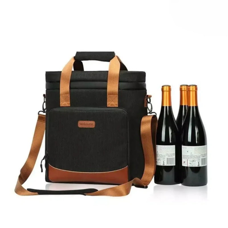 Bolsa Porta Vinhos e Taças - Tazzi