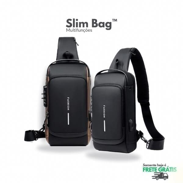 Mochila Anti-Furto com Senha USB Slim Bag - NerdCorner