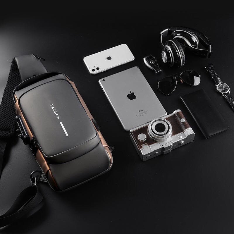Mochila Anti-Furto com Senha USB Slim Bag - NerdCorner