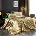 Conjunto de Cama em Seda 4 Peças - Tazzi