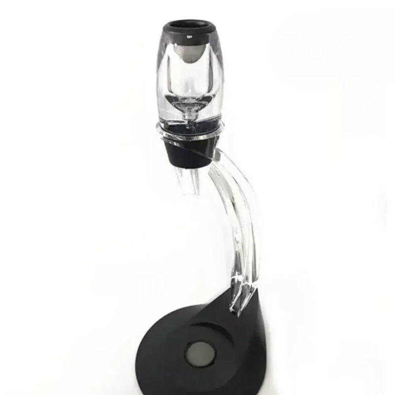 Dispensador e Aerador De Vinho Mágico Tazzi™ - Aerador + Base + Suporte + Filtro