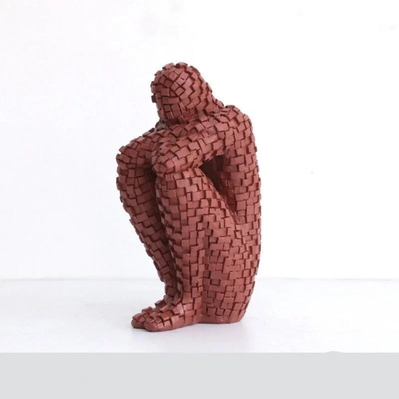 Escultura Homem Pensador - Tazzi