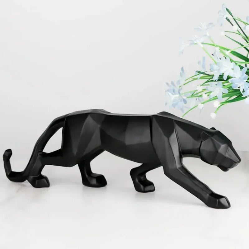 Estátua de Leopardo em Resina - Tazzi