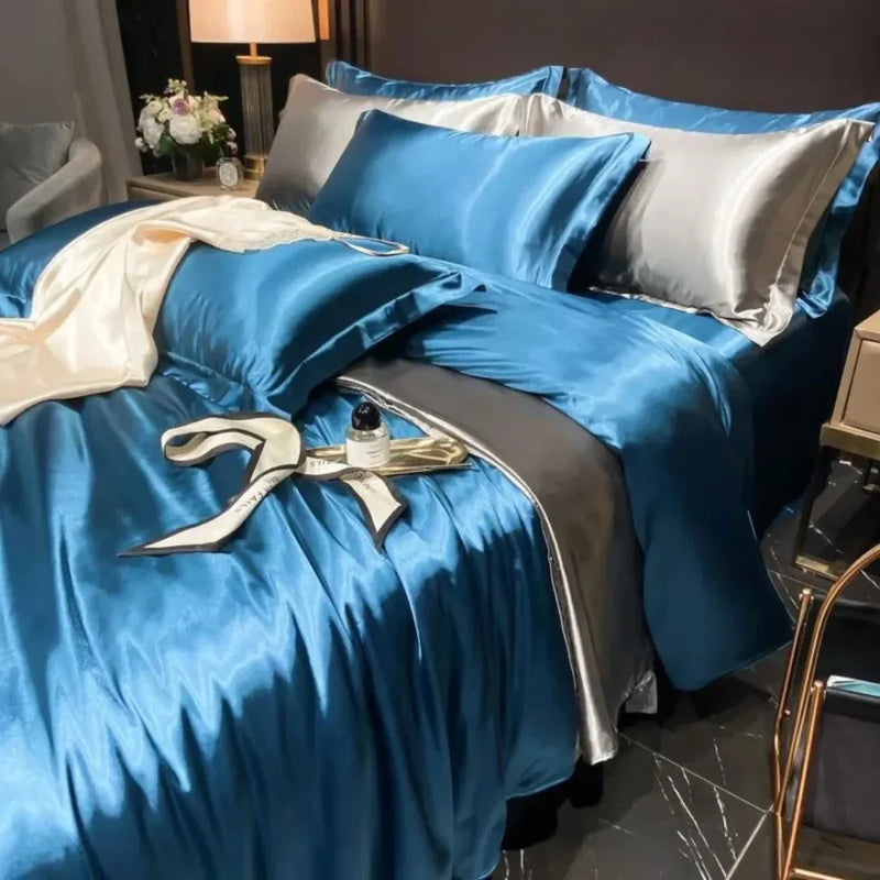 Jogo de Cama Paris em Seda 4 Peças - Tazzi