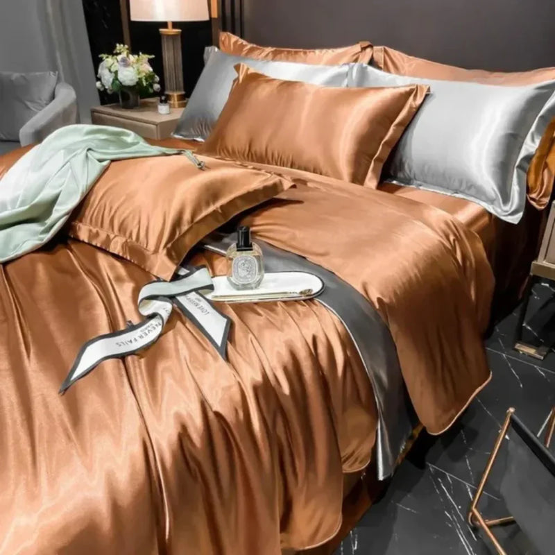 Jogo de Cama Paris em Seda 4 Peças - Tazzi