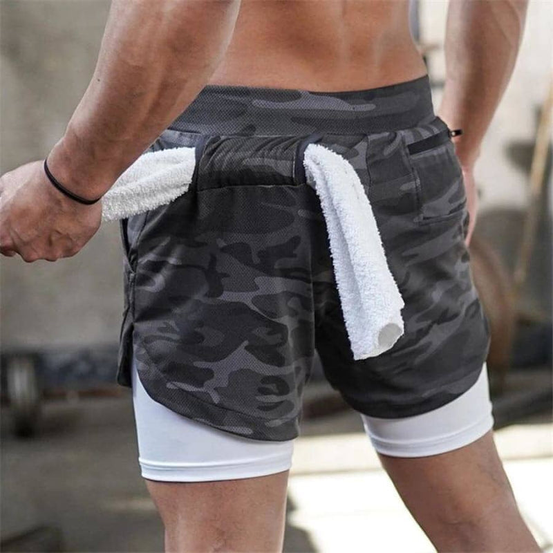 Shorts Para Treino 2 em 1 Esporte Air Effect - NerdCorner