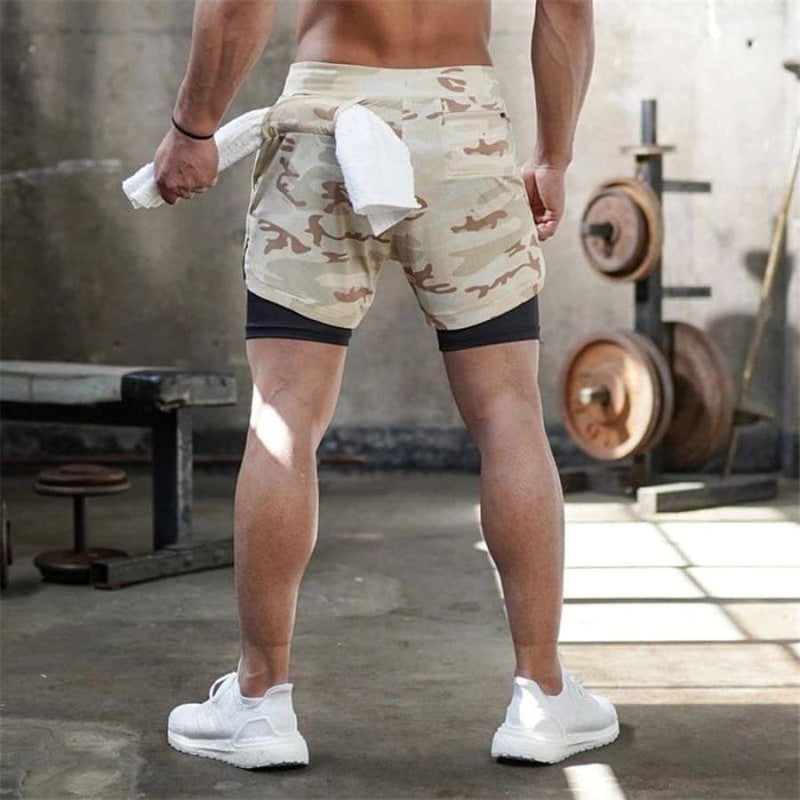 Shorts Para Treino 2 em 1 Esporte Air Effect - NerdCorner