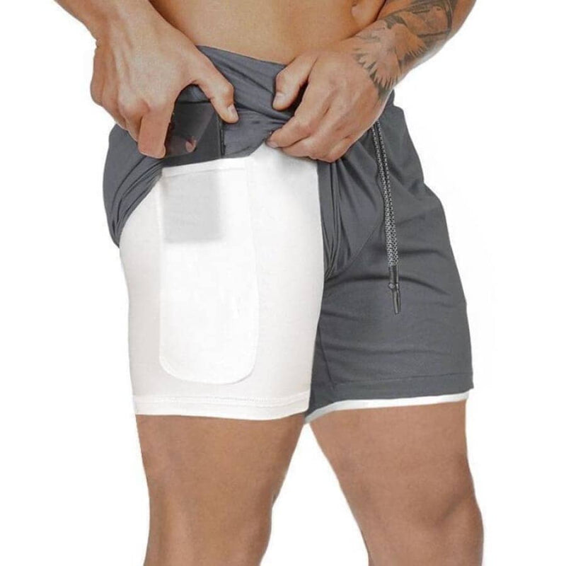 Shorts Para Treino 2 em 1 Esporte Air Effect - NerdCorner