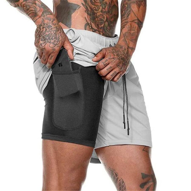 Shorts Para Treino 2 em 1 Esporte Air Effect - NerdCorner