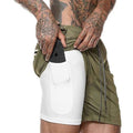Shorts Para Treino 2 em 1 Esporte Air Effect - NerdCorner