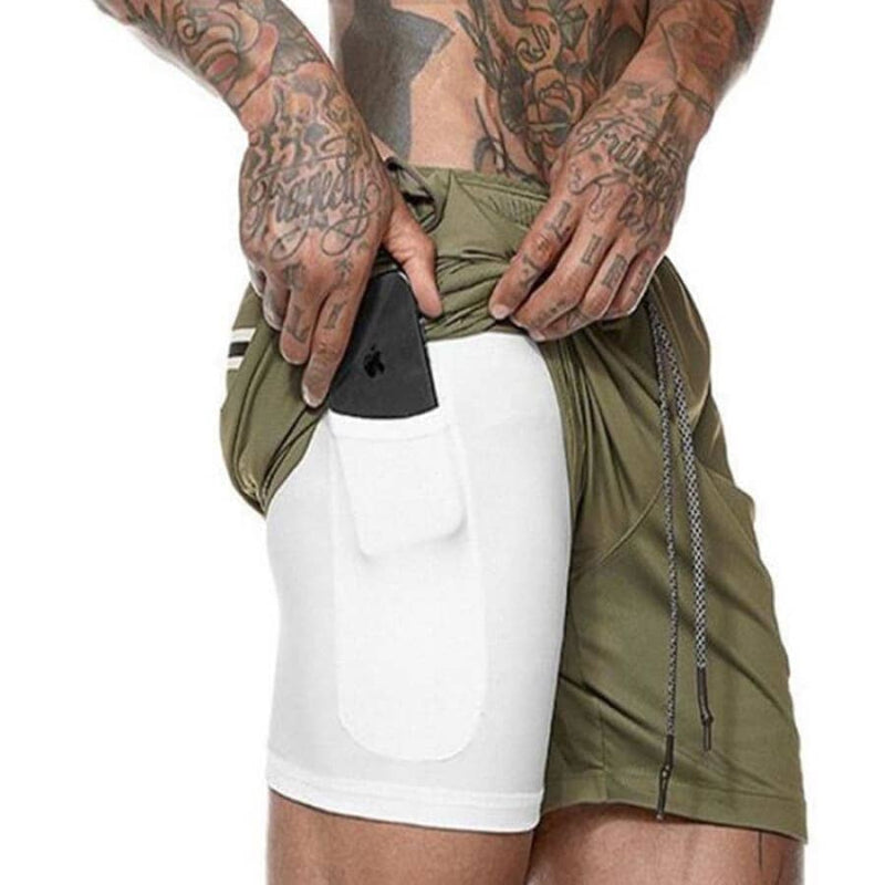 Shorts Para Treino 2 em 1 Esporte Air Effect - NerdCorner