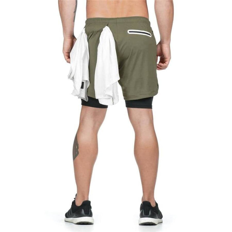 Shorts Para Treino 2 em 1 Esporte Air Effect - NerdCorner